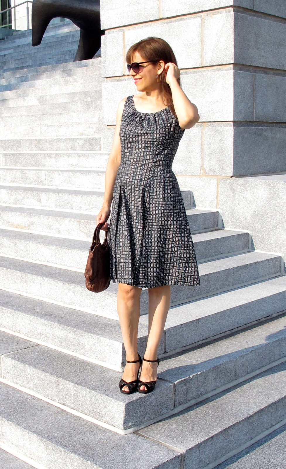 Made by a Fabricista: Hawaiian lawn print sundress + silk taffeta dress!