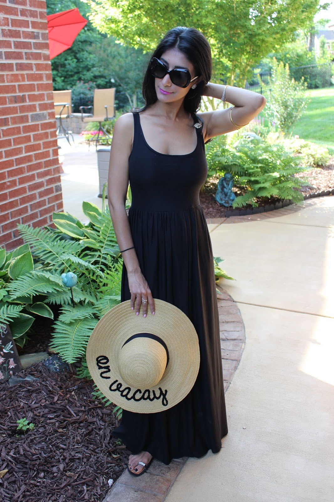 Made By A Fabricista: Black Summer Maxi Dress