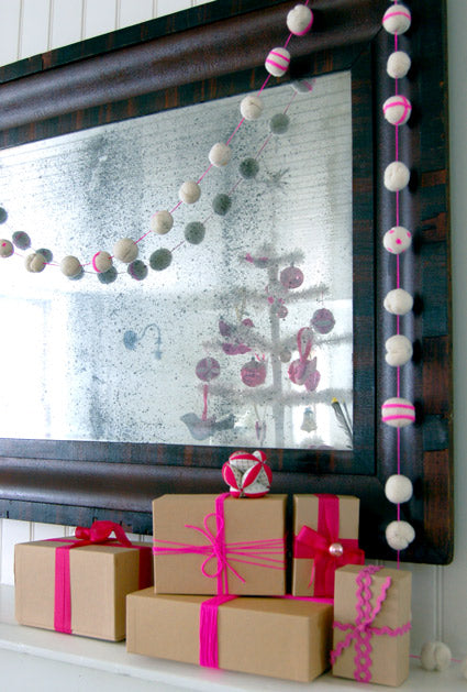 DIY Tutorial: Wool Felted Garland