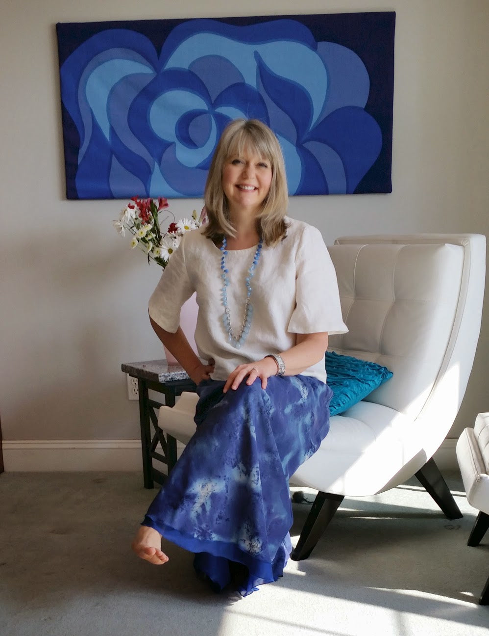 Made by a Fabricista: A Reversible Silk Maxi Skirt