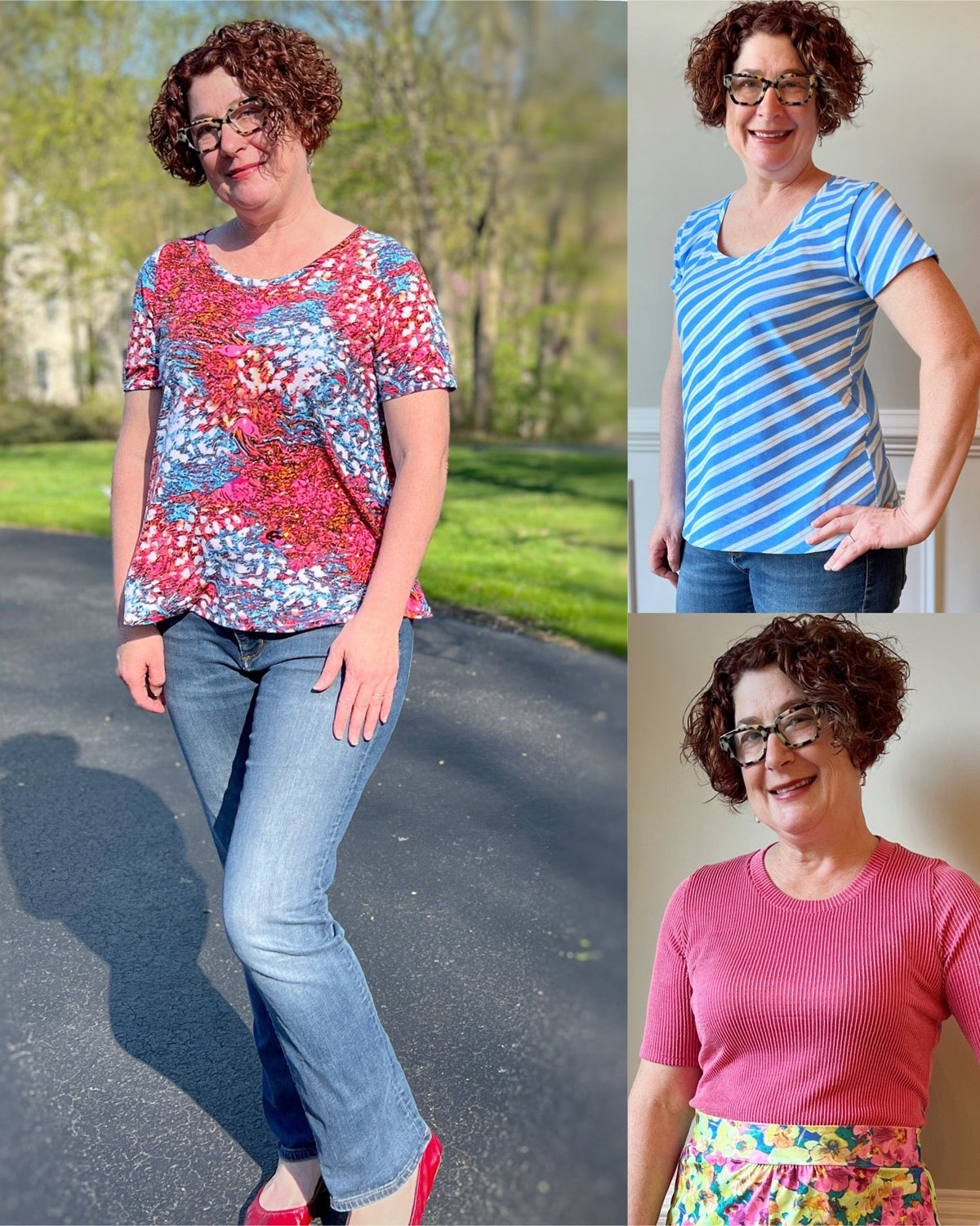 Made By A Fabricista: A great tee shirt pattern – or three!