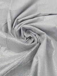 White/Silver Polyester/Metalized Polypropylene Insulated Fleece - Pellon - 45W
