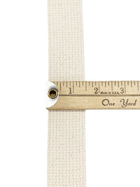 1 1/2" Wide Natural 100% Cotton Webbing