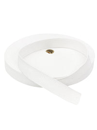 1 1/2" Wide White 100% Cotton Webbing