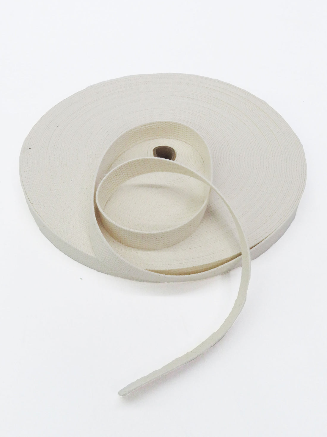 1" Wide Natural 100% Cotton Webbing