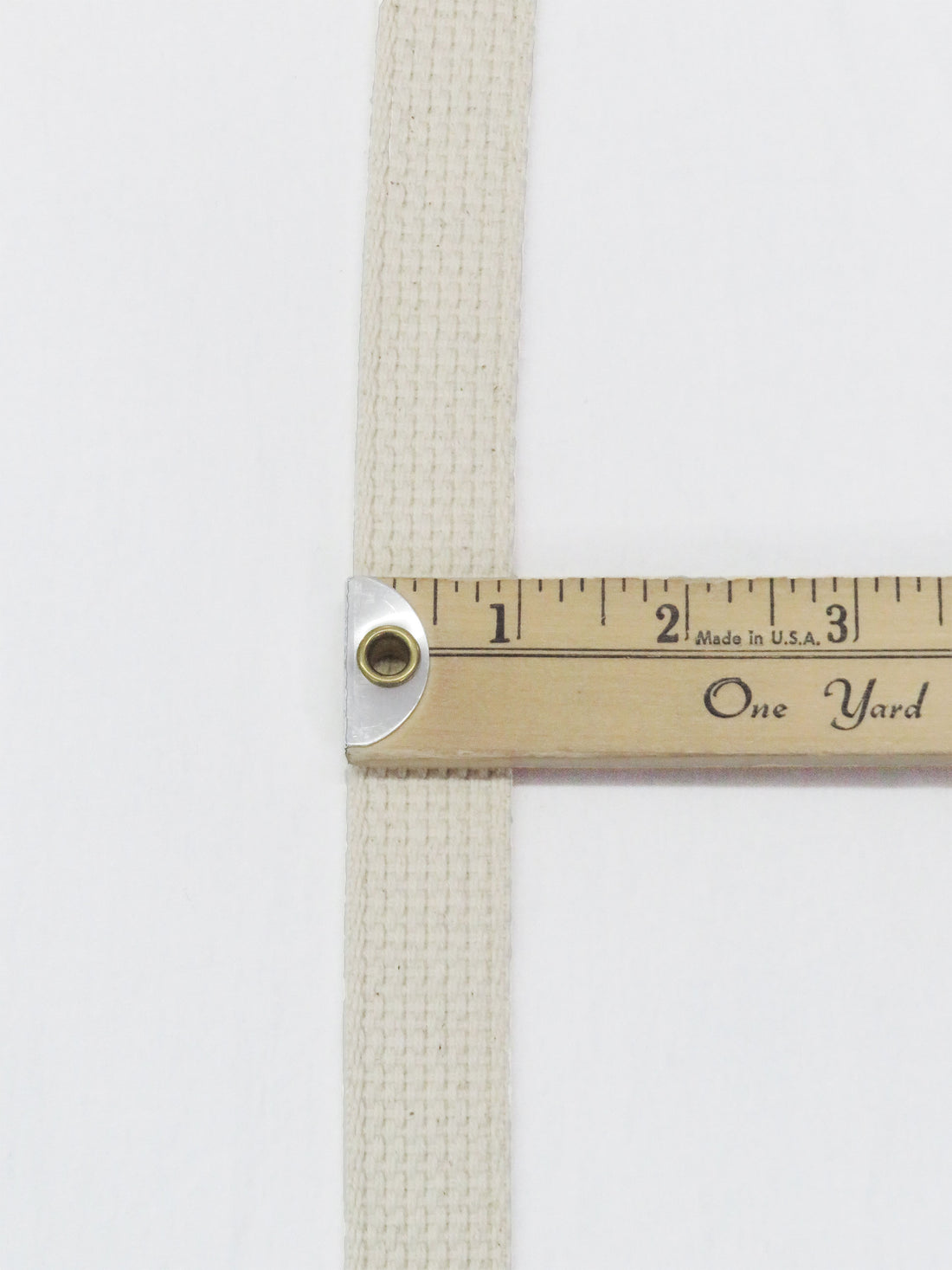 1" Wide Natural 100% Cotton Webbing