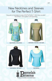 Pamela's Patterns - New Necklines & Sleeves for The Perfect T-Shirt #107