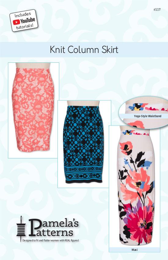 Pamela's Patterns - Knit Column Skirt #117