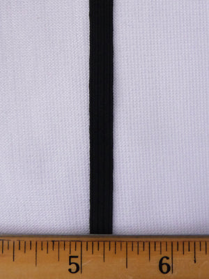 1/4" Wide Black Elastic