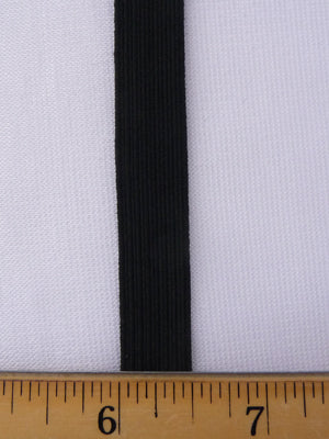 1/2" Wide Black Elastic