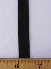 1/2" Wide Black Elastic