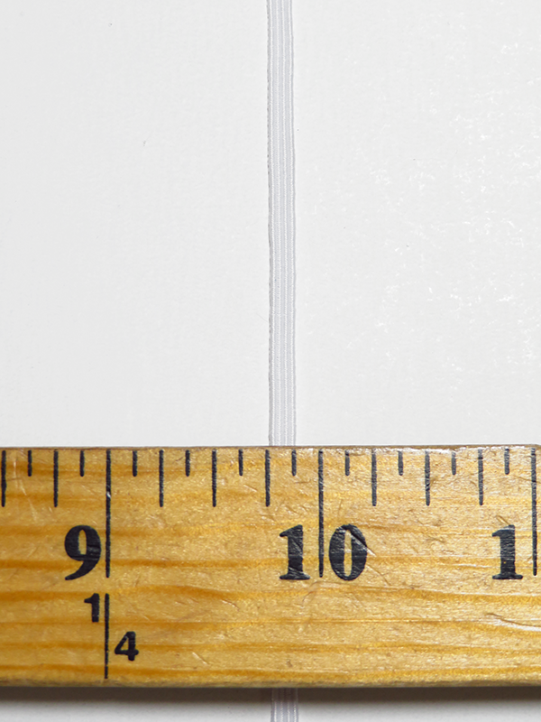 1/8" Wide - White Braided Elastic