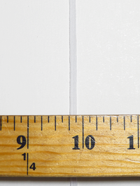 1/8" Wide - White Braided Elastic