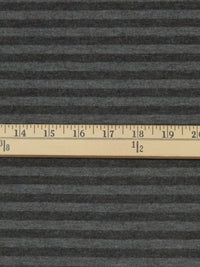 Iron Gray/Corporate Gray/Pale Cloud Gray Polyester/Lycra Horizontal Stripe Double-Faced Knit 52W