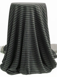 Iron Gray/Corporate Gray/Pale Cloud Gray Polyester/Lycra Horizontal Stripe Double-Faced Knit 52W