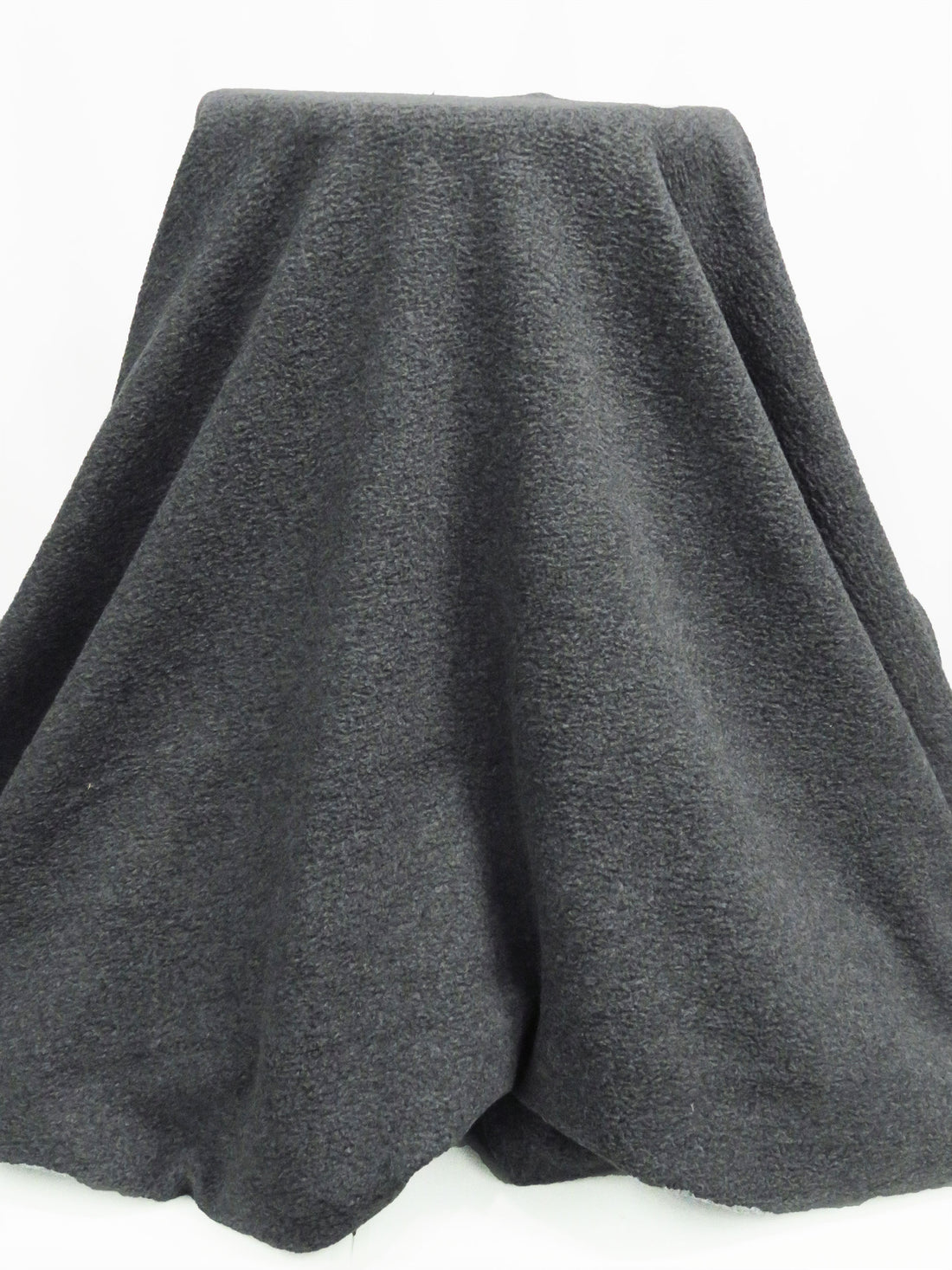 Iron Gray 100% Polyester Plush Fleece 56W