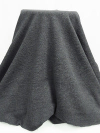 Iron Gray 100% Polyester Plush Fleece 56W