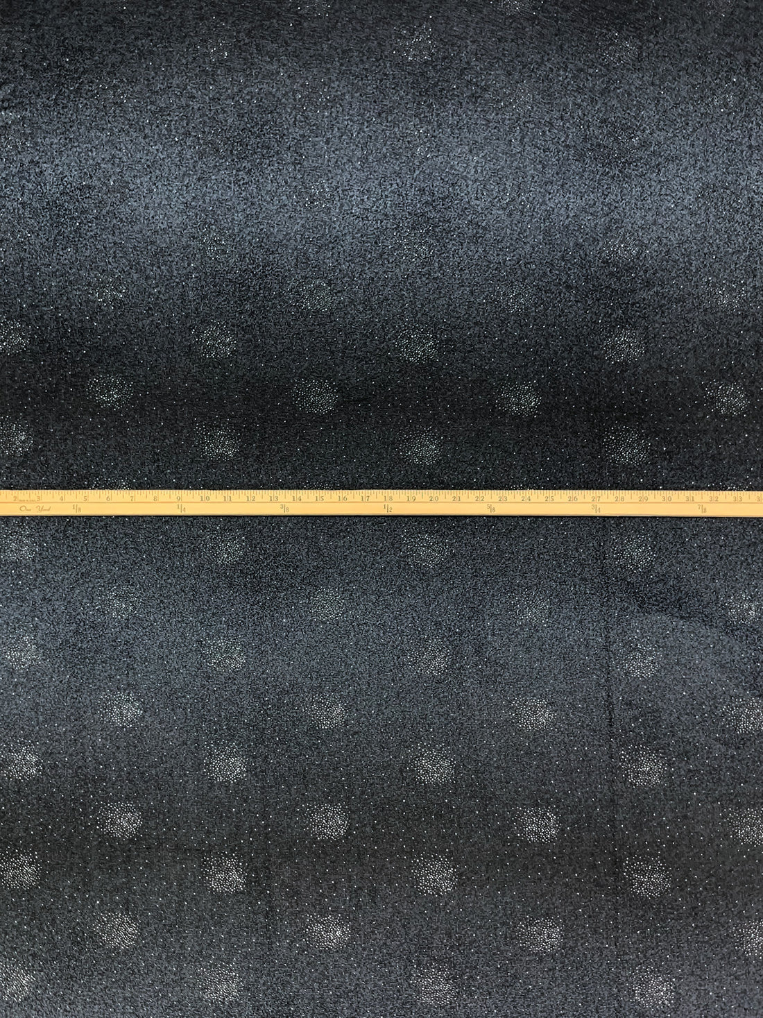 Slate Gray/Black/Silver Polyester/Lycra Sparkle Dot Sheer Knit 56W