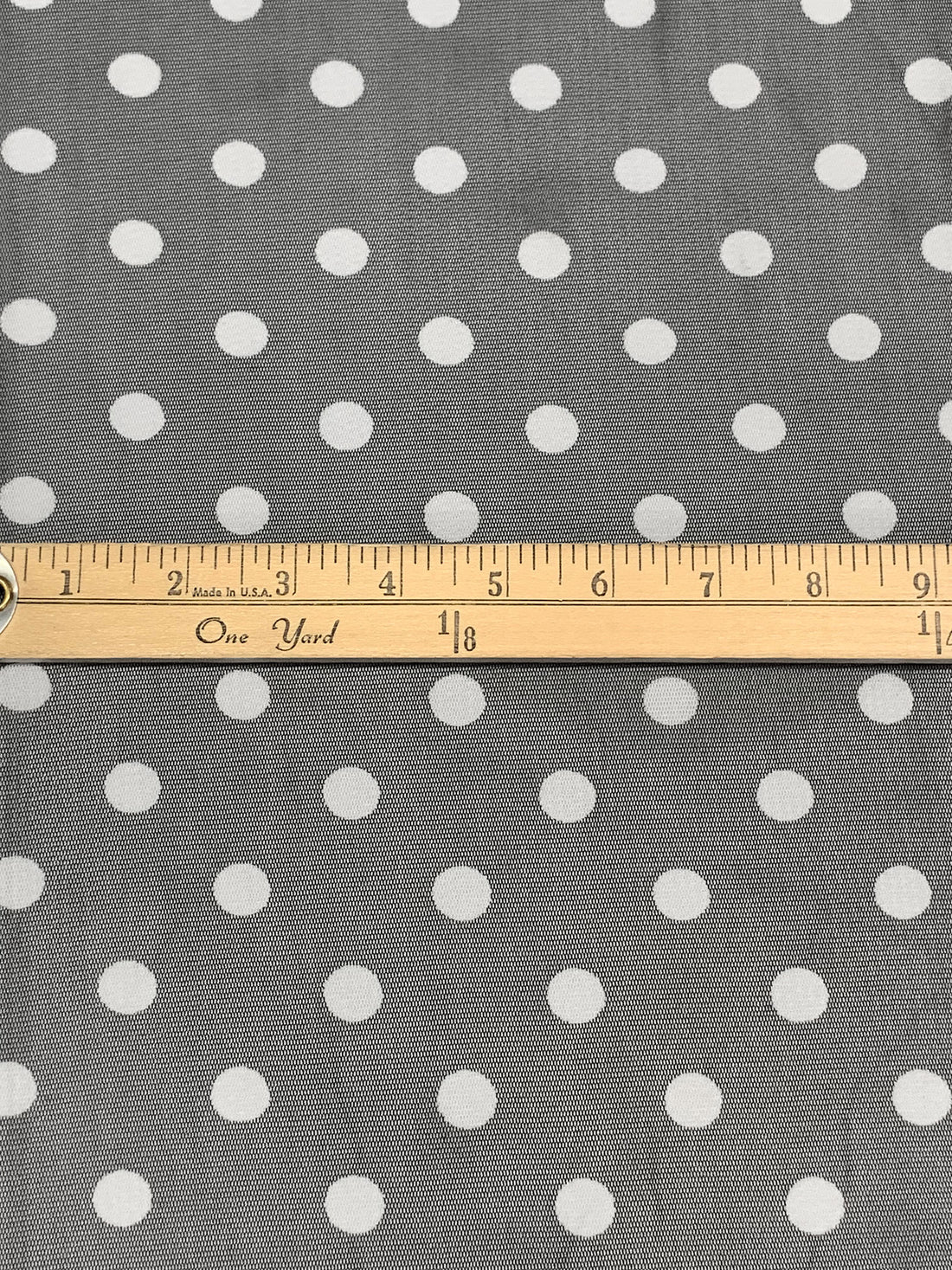 Black/White 100% Nylon Polka Dot Mesh Netting 58W
