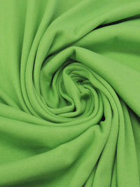 Apple Green Cotton/Polyester Tubular Rib Knit 30W