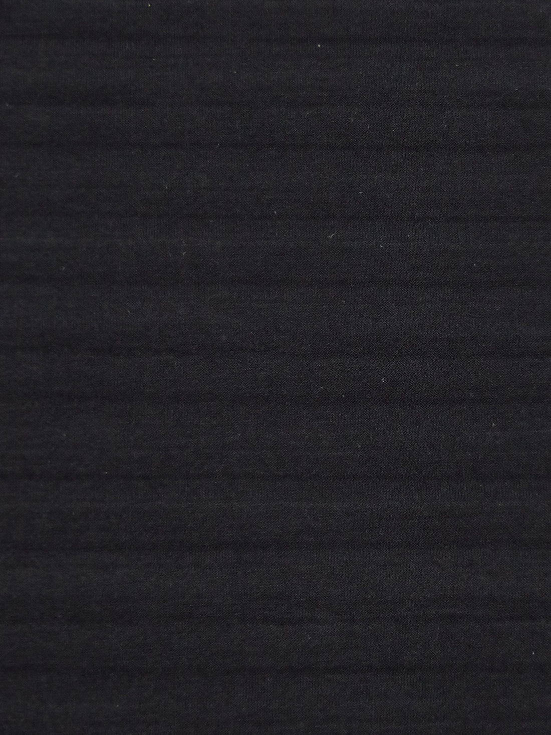 Crow Black Polyester/Lycra Pleated ITY Knit - Famous Dress Designer - 56W