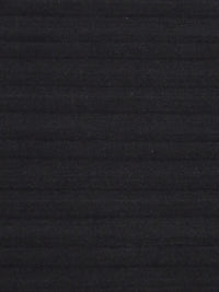 Crow Black Polyester/Lycra Pleated ITY Knit - Famous Dress Designer - 56W