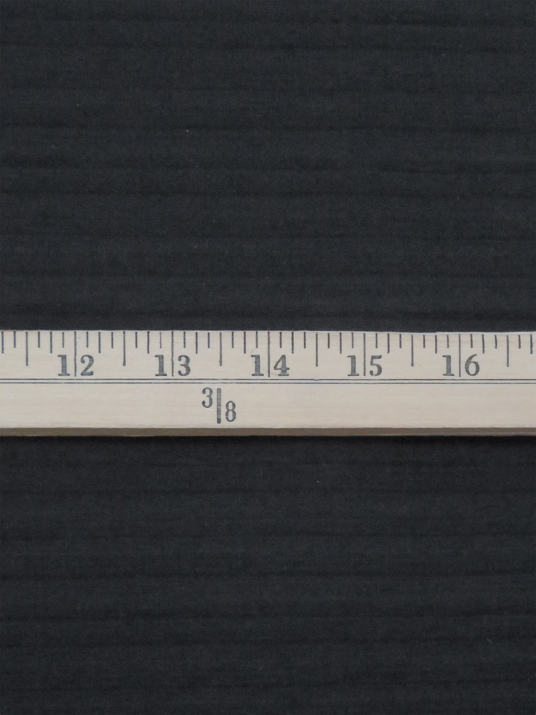 Crow Black Polyester/Lycra Pleated ITY Knit - Famous Dress Designer - 56W