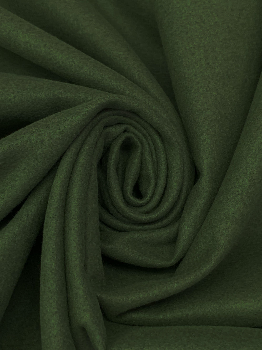 Rifle Green 100% Polyester Plush Coating - Imported From Japan By Robert Kaufman - 56W