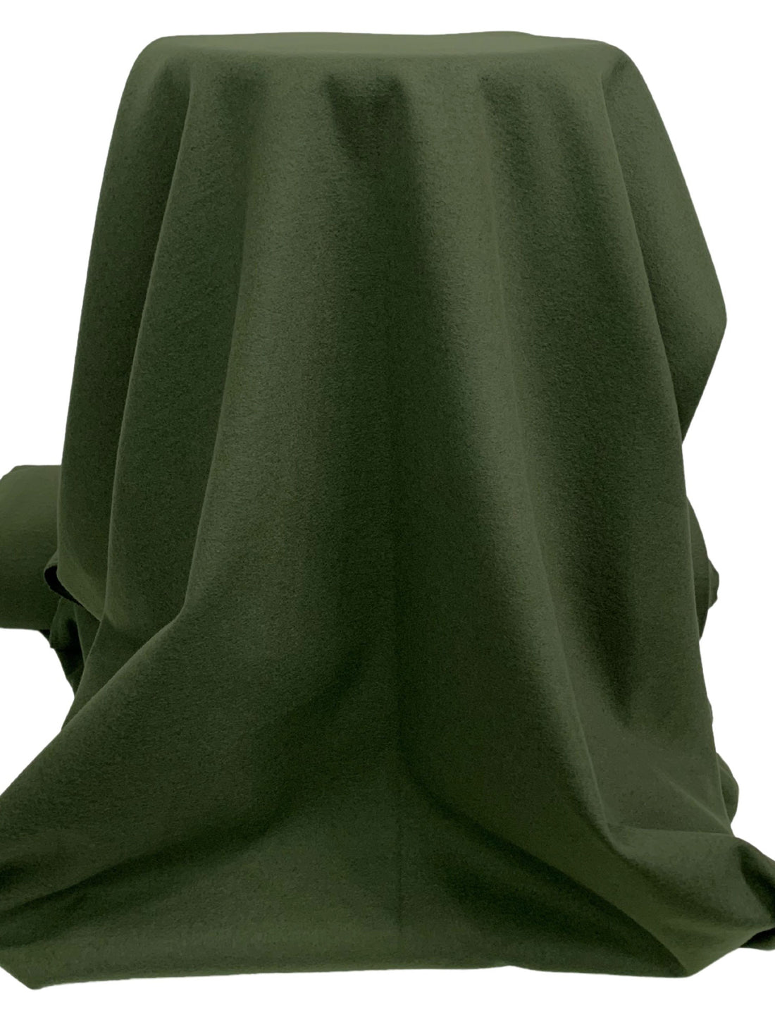 Rifle Green 100% Polyester Plush Coating - Imported From Japan By Robert Kaufman - 56W