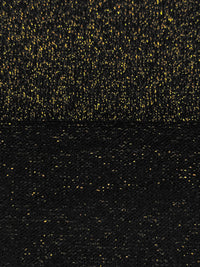 Black/Gold Rayon/Polyester/Nylon/Spandex Sparkle Sweater Knit - Michael Stars - 54W