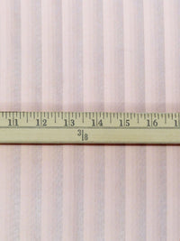 Pale Ballet Pink 100% Polyester Vertical Shadow Stripe Chiffon 58W
