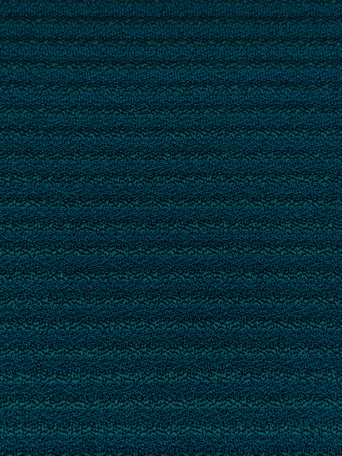 Deep Arctic Blue Polyester/Lycra Vertical Stripe Sheer Crepe Knit 58W