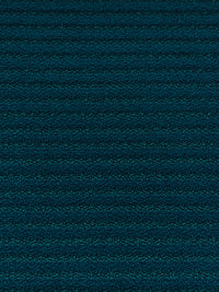 Deep Arctic Blue Polyester/Lycra Vertical Stripe Sheer Crepe Knit 58W