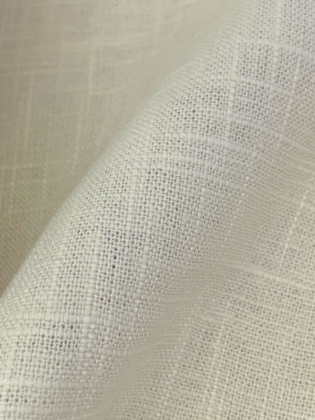 Natural Linen/Viscose Hopsack Linen 52W