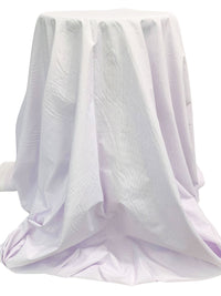 Lilac/White Cotton/Polyester Mini Windowpane Plaid Shirting 58W