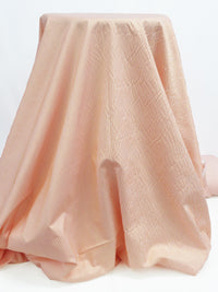 Tiger Orange/White Cotton/Polyester Vertical Satin Stripe Shirting 60W