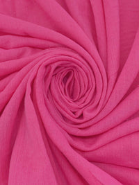 Brilliant Rose Pink 100% Cotton Gauze 52W