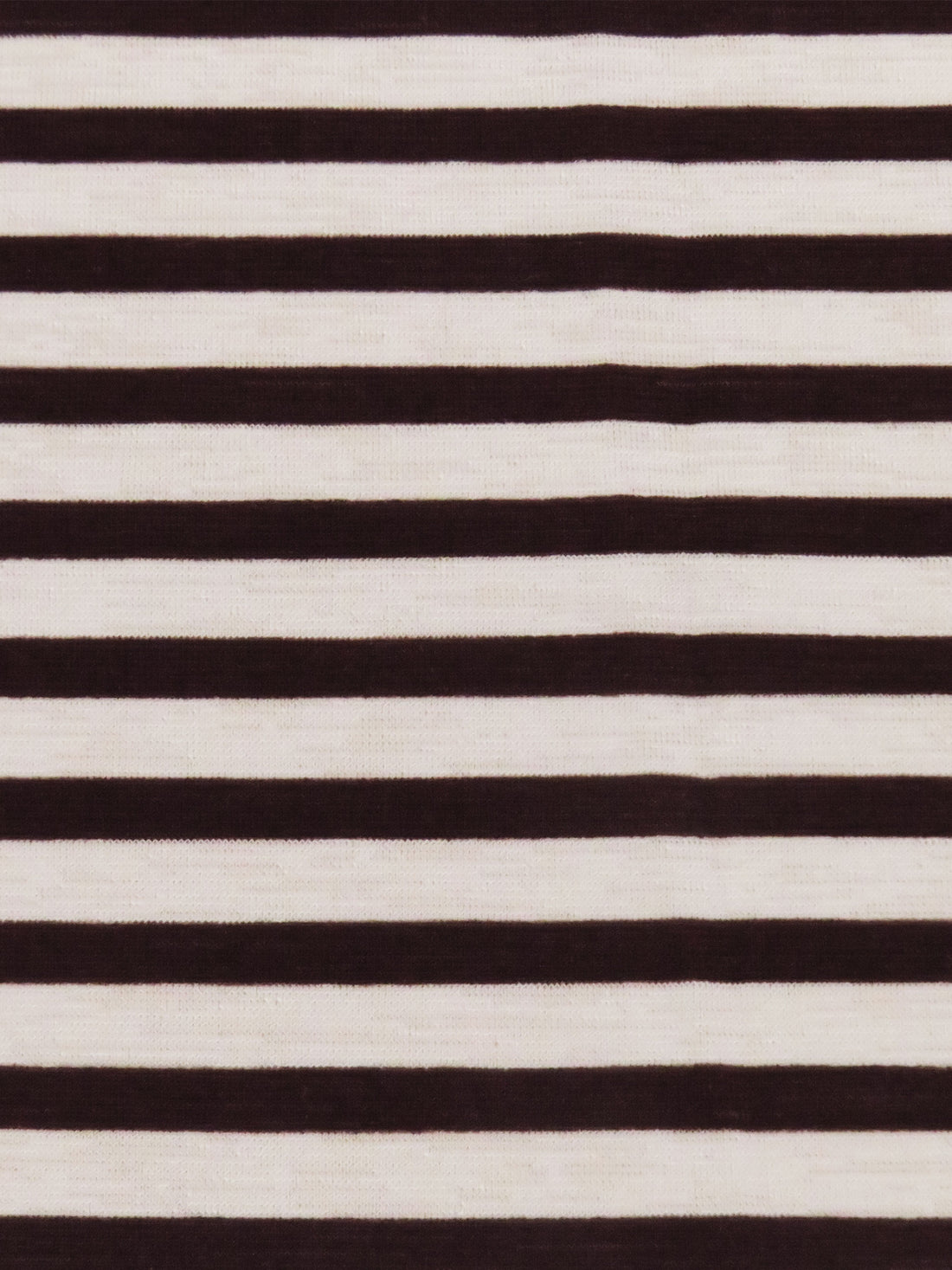 Midnight Espresso/Pale Ballet Pink Polyester/Lycra Horizontal Stripe Print Slubbed Knit 54W