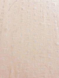Apricot 100% Polyester Jacquard Dot Crepe Chiffon 58W