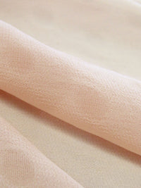 Apricot 100% Polyester Jacquard Dot Crepe Chiffon 58W