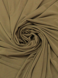 Peanut Brown Polyester/Lycra ITY Knit - WHBM - 56W