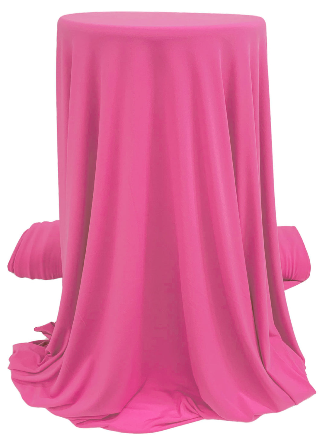 Brilliant Rose Pink Polyester/Lycra ITY Knit - WHBM - 58W