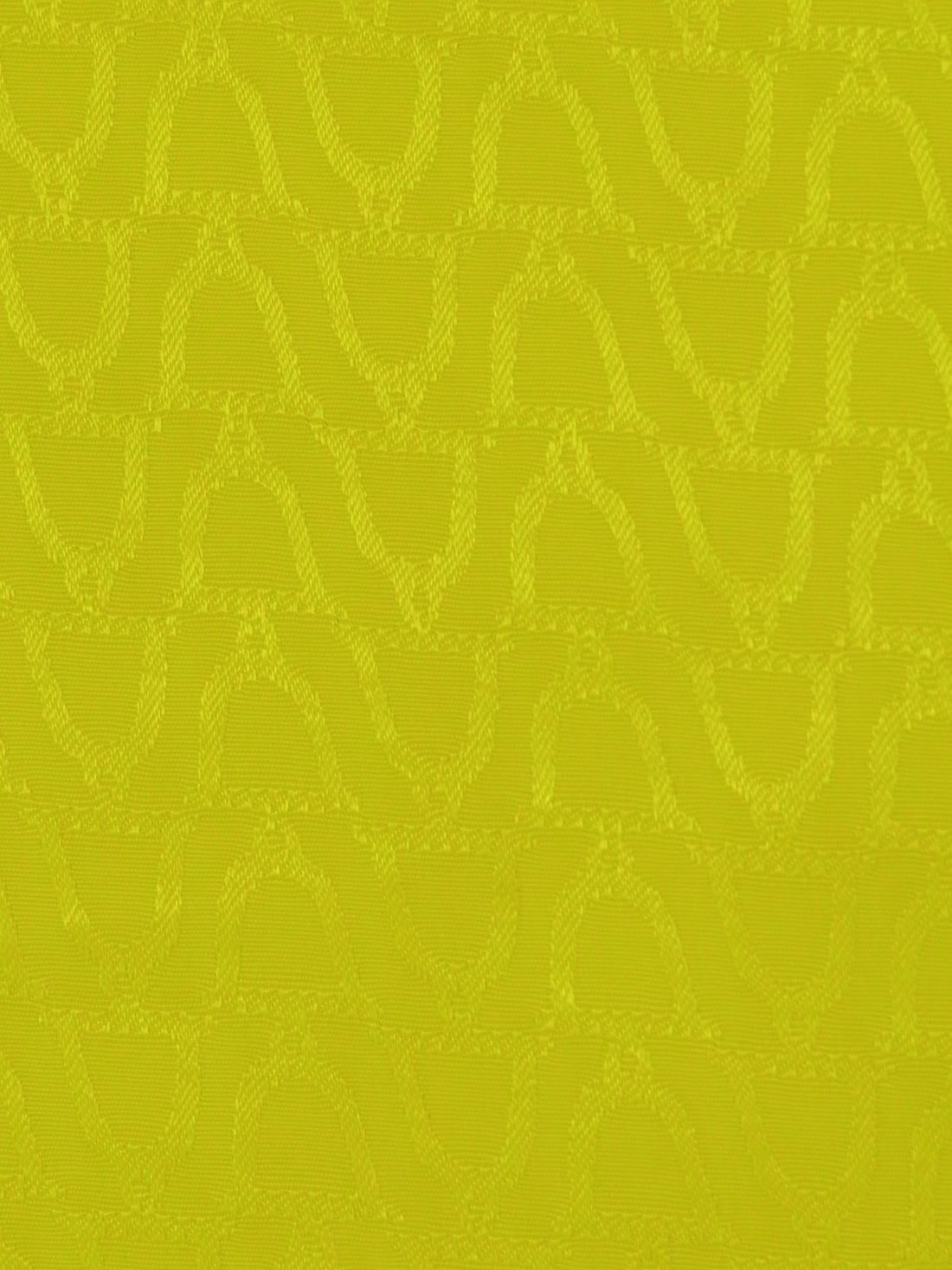 Bright Lemon Yellow 100% Rayon Bells Weave Jacquard Blouseweight Woven - NY Designer - 60W