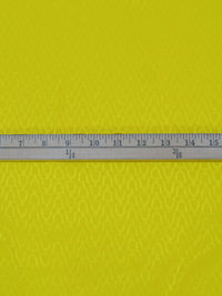 Bright Lemon Yellow 100% Rayon Bells Weave Jacquard Blouseweight Woven - NY Designer - 60W