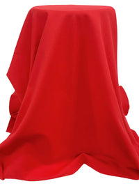 Fire Engine Red Polyester/Lycra Scuba Knit - NY Designer - 50W