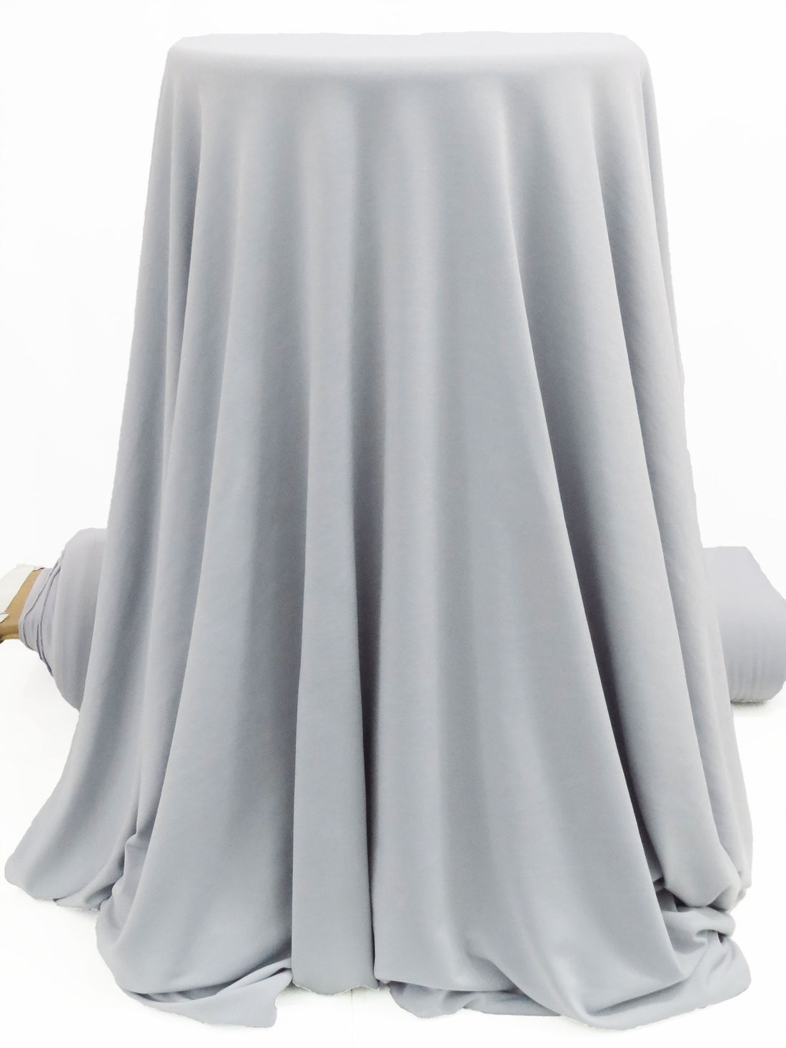 Cloud Gray Polyester/Lycra ITY Knit - WHBM - 54W