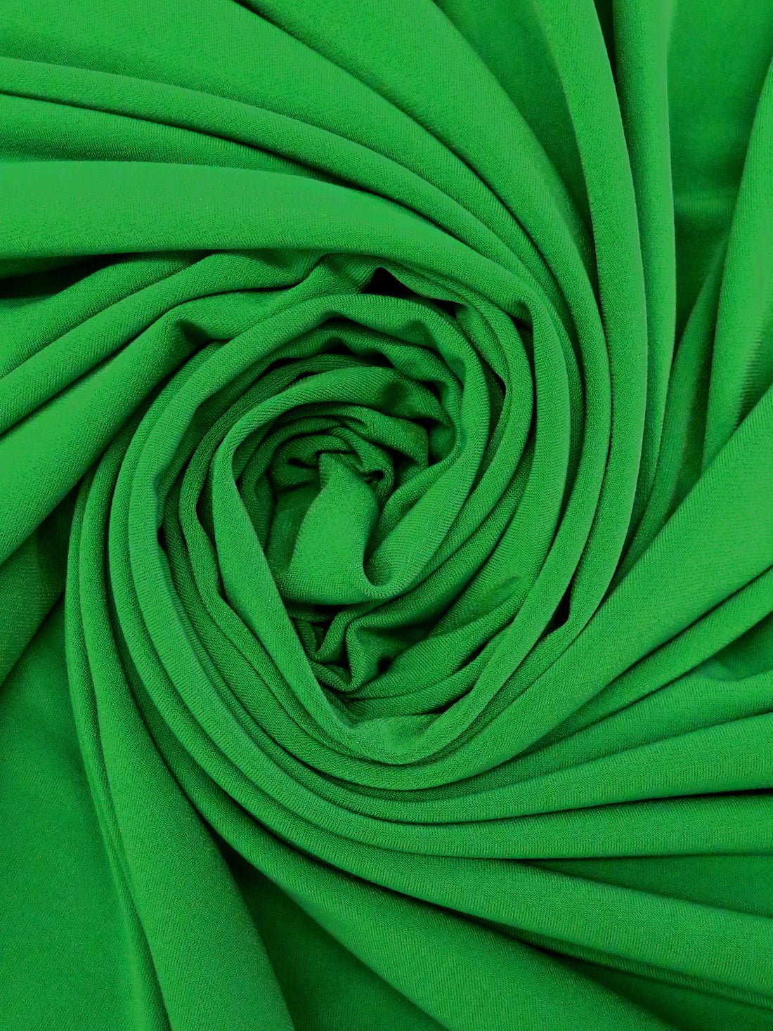 India Green Polyester/Spandex ITY Knit - WHBM - 56W