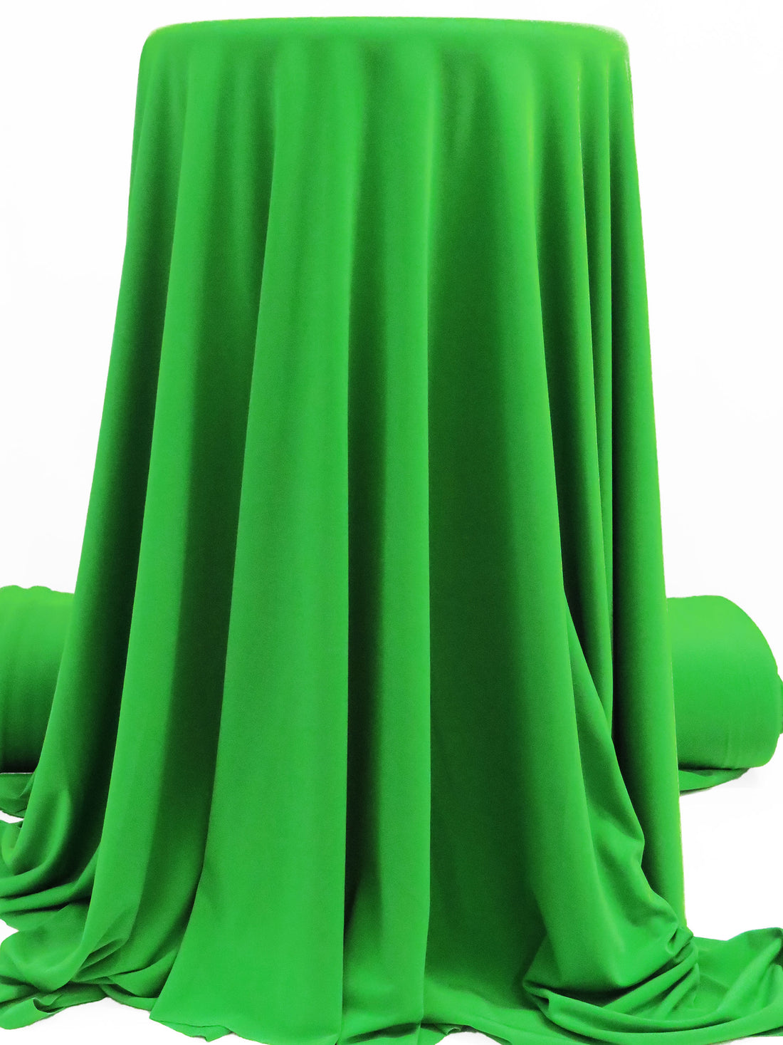 India Green Polyester/Spandex ITY Knit - WHBM - 56W