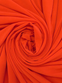 Vivid Vermillion Orange Polyester/Spandex ITY Knit - WHBM - 56W
