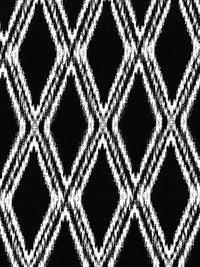 Black/White Polyester/Lycra Rugged Diamond Print ITY Knit - NY Designer - 56W